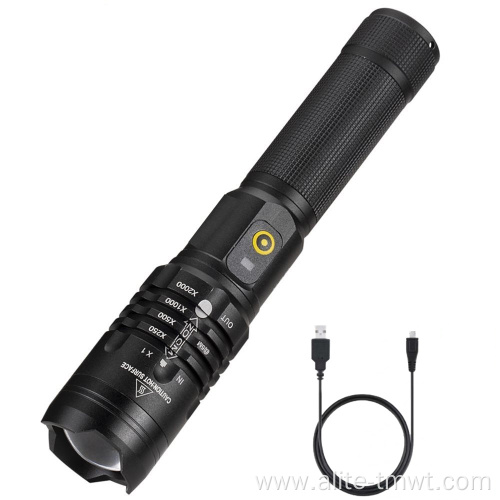 Flashlight With Power Display